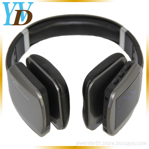 Gray Portable Folding Mobile Wireless Sport Device Bluetooth Headphones (YWD-T9)